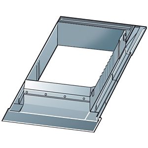 Bertrams Camino-fix contour de cheminée 02KEV zinc titane, réglable