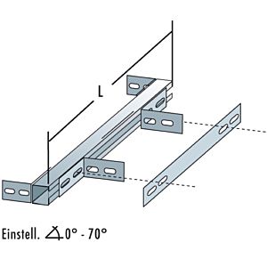 Bertrams Camino-fix rafter holder 02SH universal for all diameters