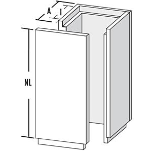 Bertrams Camino-fix lightweight shaft 02SLO1200-14 Dimensions ia. 140/140-220/220 mm, nominal length 1200 mm
