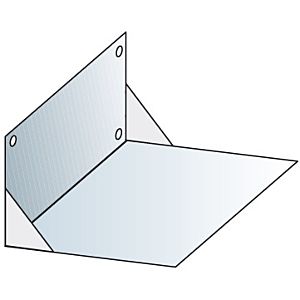 Console murale Bertrams Camino-fix 02WKV27 dimensions intérieures 270/270 mm, galvanisée