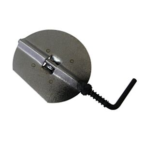 Bertrams Drosselklappe 05DK150 Ø 150 x 2 mm, lose, schwarz