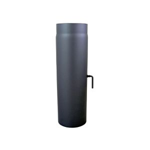 Bertrams exhaust pipe 07RL500-160DK 500 mm, Ø 160 x 2 mm, with throttle valve, cast grey