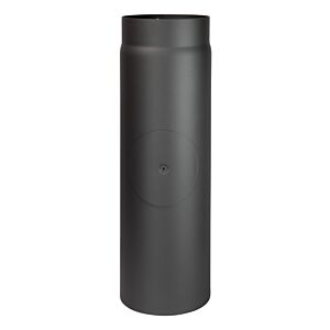 Tuyau d&#39;échappement Bertrams 07RL500-180T 500 mm, Ø 180 x 2 mm, avec porte, cylindrique, gris fonte