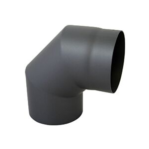 Arc Bertrams 07SB90-160 90°, 3 parties, Ø 160 x 2 mm, fixe, sans porte, gris fonte