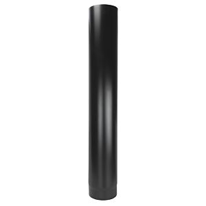 Bertrams ST-Pu Rauchrohr 08RL1000-180L 1000 mm, Ø 180 mm, pulverbeschichtet, schwarz