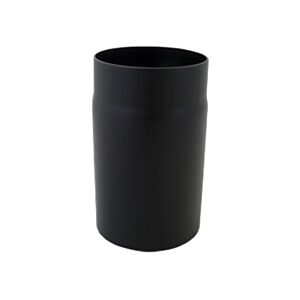 Bertrams ST-Pu Rauchrohr 08RL250-300L 250 mm, Ø 300 mm, pulverbeschichtet, schwarz