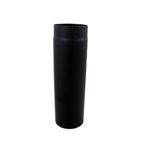 Bertrams ST-Pu Rauchrohr 08RL500-150L 500 mm, Ø 150 mm, revêtement par poudre, noir
