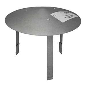 Chapeau de pluie Bertrams Fal 13RH-MS pour Ø 110/120/130 mm, avec 3 entretoises