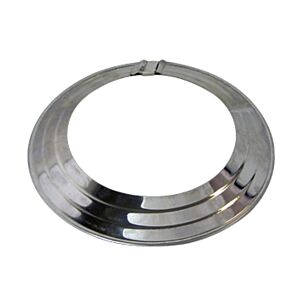 Bertrams aluminum rosette 14RO110-135 Ø 110-135 mm, adjustable, with clip, nickel-plated