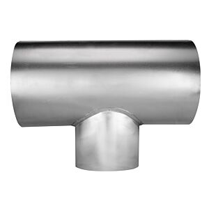 Bertrams aluminum T-piece 14TS130-90 Ø 130 x 90 x 1 mm