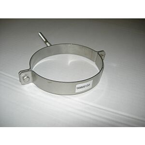 Pince de montage mural Bertrams 16WS130 Ø 130 mm, avec vis de suspension, acier inoxydable