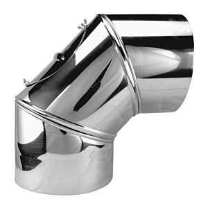 Bertrams VLE-Plus segment arch 19SBRV200 Ø 200 x 0.8 mm, with cleaning cap, 3-part, stainless steel V4A