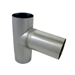 Raccord de cheminée Bertrams Ewr-d 21SA87-D110 87°, étanche à la pression, 110 x 0,6 mm