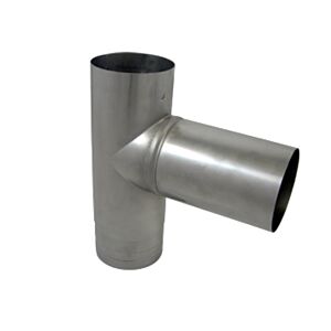 Raccord de cheminée Bertrams Ewr-fu 21SA90-FU350 90 degrés, résistant à l&#39;humidité, 350 x 1 mm
