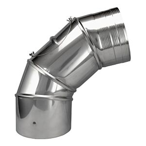 Arc à segments Bertrams Ewr 21SBV90-120 réglable de 0 à 90 degrés, avec fermeture éclair, Ø 120 mm, 4 pièces.