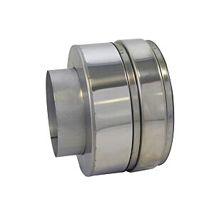 Bertrams Dw exhaust pipe coupling 22AKP130-Ö Ø 130 mm, with narrow nozzle, with KLB