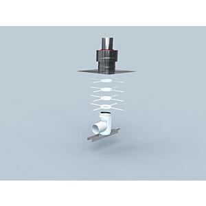 Bertrams Polyline EW standard kit 2 40STBF110-2 DN 110, shaft mounting, outlet VA