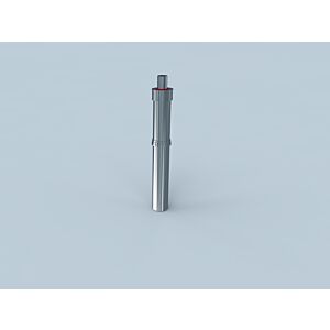 Fixation de toit Bertrams Polyline LAS 41DAVA1000-80 DN 80/125, 1000 mm au-dessus du toit, acier inoxydable