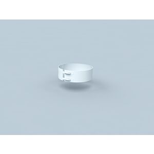 Bande de serrage Bertrams Polyline LAS 41KLB80 DN 80, extérieur, statique, blanc