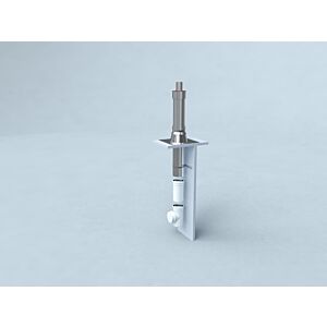 Bertrams Polyline LAS Grundpaket Dachheizzentrale 41KPDHZF80VA Flachdach 0-15Grad, DN 80/125, edelstahl