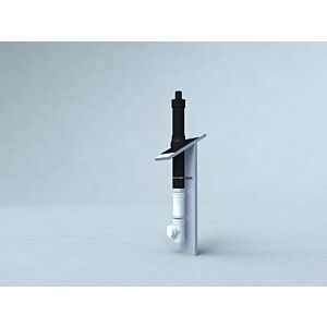 Bertrams Polyline LAS Grundpaket Dachheizzentrale 41KPDHZ80S Schrägdach 25-45°, DN 80/125, schwarz