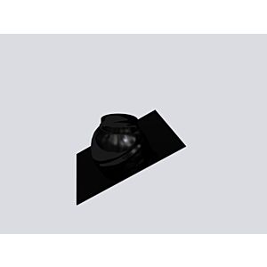 Bertrams Polyline LAS Universaldachpfanne 41PF80S DN 80/125, anthrazit/schwarz, 15-45°, Kunststoff