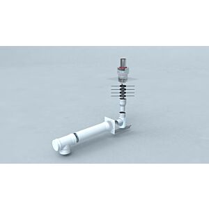 Bertrams Kit standard Polyline LAS 4 41STB60-80-4 DN 60/100, LAS DN 60-80 EW, embouchure VA
