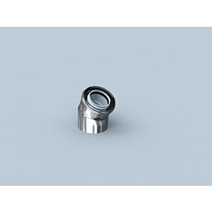 Bertrams Polyline LAS Bogen 42BG30-80 30°, DN 80/125, innen, Edelstahl