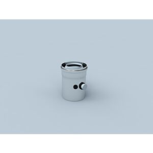 Bertrams Polyline LAS Messelement 42RLM80 DN 80/125, innen, mit zwei Messöffnungen, Edelstahl