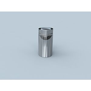Bertrams Polyline LAS Rohr 42RLS1000-A80 1000 mm statisch, DN 80/125, außen, Edelstahl