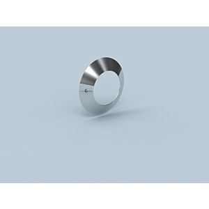 Bertrams Polyline LAS Rosette 42RO80 DN 80/125, Edelstahl