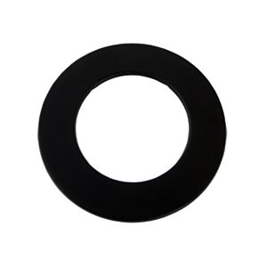 Bertrams Rosette 05RO130 Ø 130 x 2 mm, 50 mm breit, schwarz