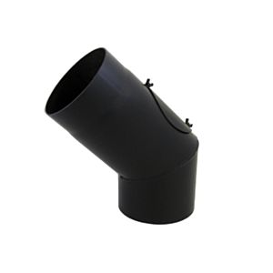 Arc Bertrams 05SB45-180T 180 x 2 mm, 45 degrés, 2 parties, fixe, avec porte, noir