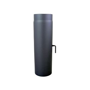 Bertrams exhaust pipe 07RL500-180DK 500 mm, Ø 180 x 2 mm, with throttle valve, cast grey