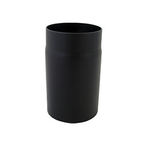Tuyau de fumée Bertrams ST-Pu 08RL250-150L 250 mm, Ø 150 mm, revêtement par poudre, noir
