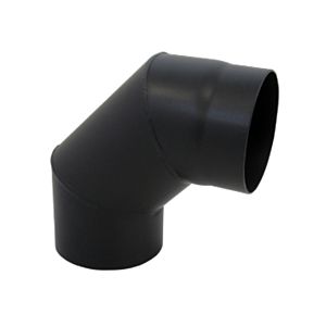 Bertrams ST-Pu segment bend 08SB90-300L 90°, 300 mm, welded, powder-coated, black