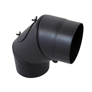 Bertrams ST-Pu segment arch 08SB180RV Ø 180 mm, 3-part, rotatable, powder-coated, black