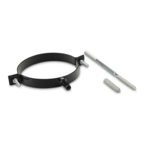 Bertrams Pelletino collier de serrage 10RS80S 80 x 0,6 mm, noir, avec vis de suspension