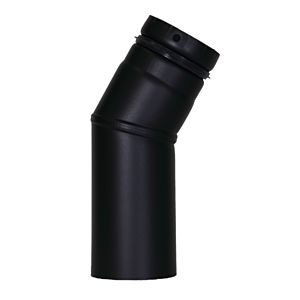 Bertrams Pelletino bend 10SB30-80M 30°, without cleaning opening, 80 x 0.6 mm, matt black