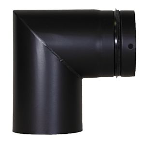 Bertrams Pelletino Bogen 10SB90-80G 90°, ohne Reinigungsöffnung, 80 x 0,6 mm, gussgrau