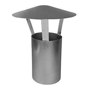 Bertrams Fal rain hat 13RH140 Ø 140 x 0.6 mm, with pipe socket