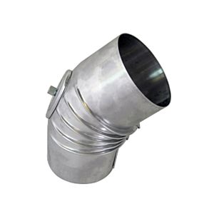 Arceau en aluminium Bertrams 14BG45-120KV 45°, Ø 120 x 1 mm, nervuré, avec serrure de commande