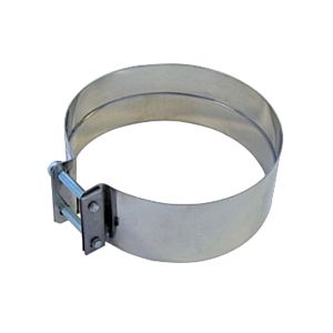 Bertrams VLE-Plus Verbindungsschelle 19VS180 Ø 180 x 0,6 mm, 46 mm, Edelstahl V4A