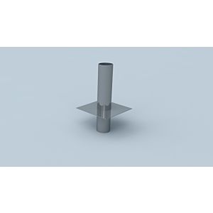 Rallonge de tête de cheminée Bertrams Ewr 21KV750-250-2 Ø 250 mm, simple paroi, 750 mm, extrémité d&#39;insertion ronde, acier inoxydable V4A