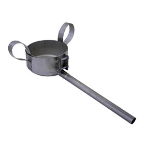 Bertrams Ewr Rohrfuß 21RFE-A120 Ø 120 x 0,6 mm, mit Ablassschelle und Rohr KAR250