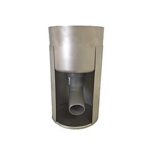 Bertrams Ewr pipe base 21RFE-M130 Ø 130 x 0.6 mm, drain in the middle