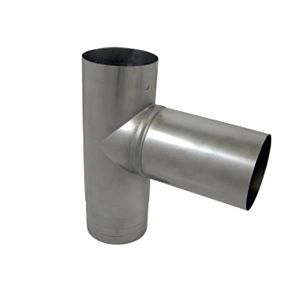 Bertrams Ewr-fu chimney connection piece 21SA90-FU80 90 degrees, moisture-resistant, 80 x 0.6 mm