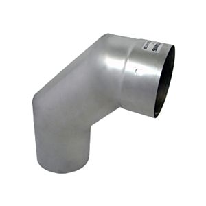 Coude segment Bertrams Ewr-d 21SBO87-D80 87°, 80 x 0,6 mm, soudé hermétiquement