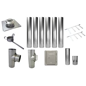 Bertrams Ewr Standardbausatz 21STB120-K Ø 120 mm, Komplettpaket, für Gesamthöhen von ca. 7 m