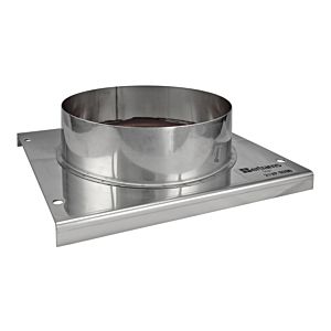 Bertrams Ewr-d anchoring plate 21VP-D200 Ø 200 x 0.6 mm, condensate tray with 3/4&quot; drain
